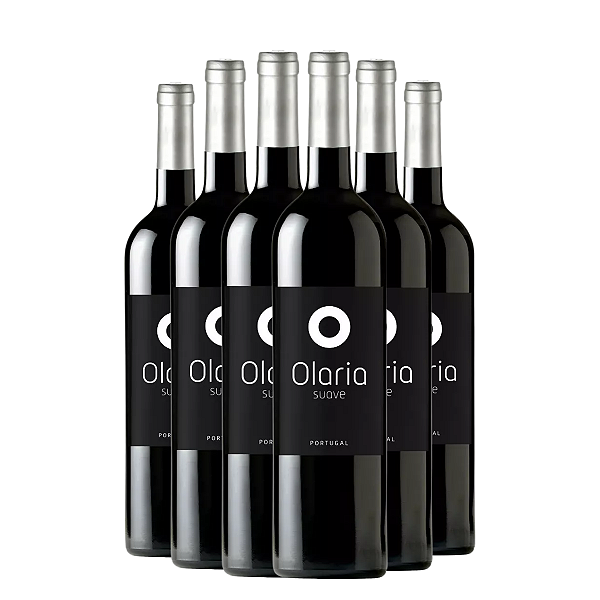 Vinho Português Olaria Tinto Suave 750ml 6 garrafas