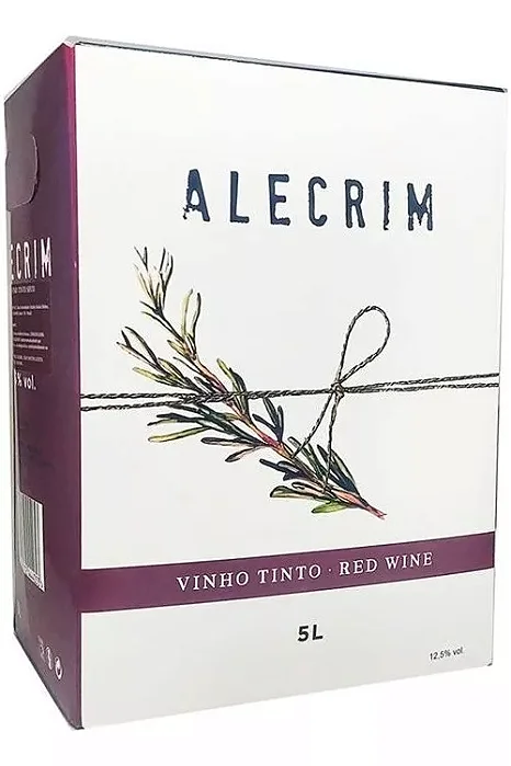 Vinho Português Alecrim Tinto Bag In Box 5l