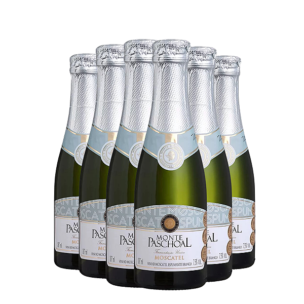 Espumante Monte Paschoal Moscatel 187ml 06 garrafas