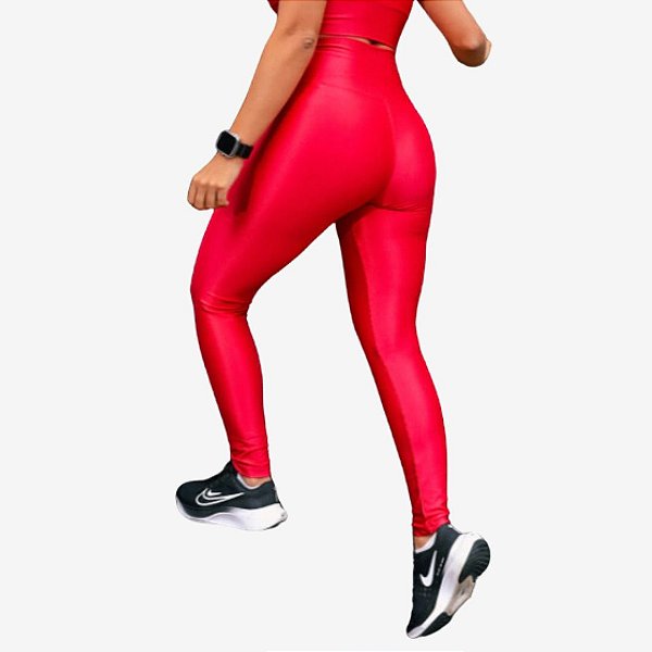 CALÇA POLIAMIDA GLOW CEREJA