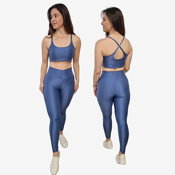 CONJUNTO CANELADO ALÇA CRUZADA