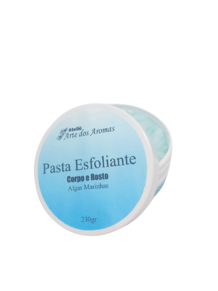 Pasta Esfoliante Corpo e Rosto Algas Marinhas
