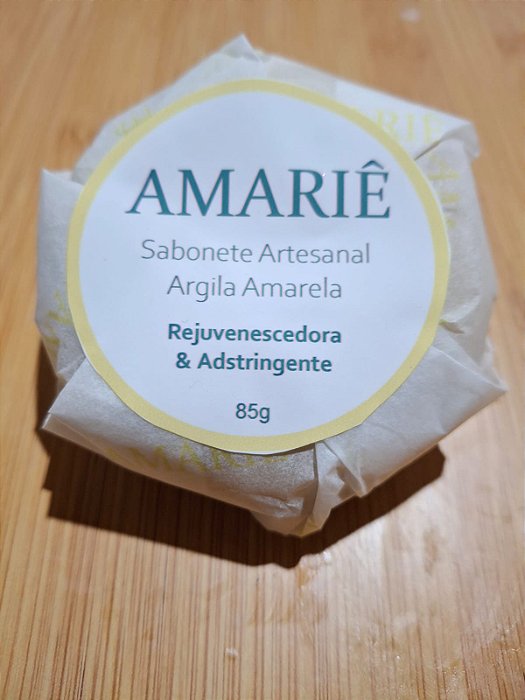Sabonete Artesanal Argila Amarela