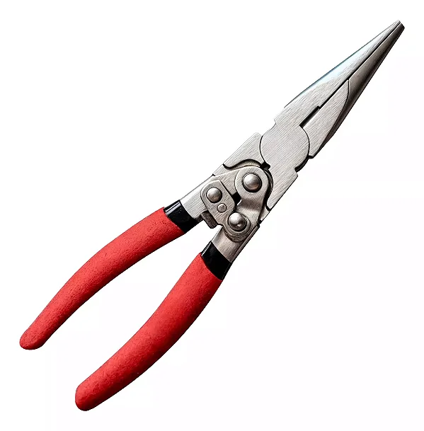 Alicate Junta Dupla Bico Longo Crv 8 Pol Forte Resistente