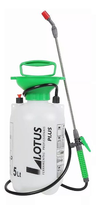 Pulverizador Jardinagem Profissional Lateral 5lt Original Borrifador Pressão - Lotus