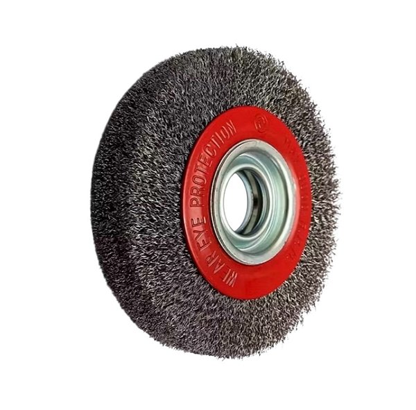 Escova De Aço Circular Ondulado Moto Esmeril 6x1Polega LOTUS