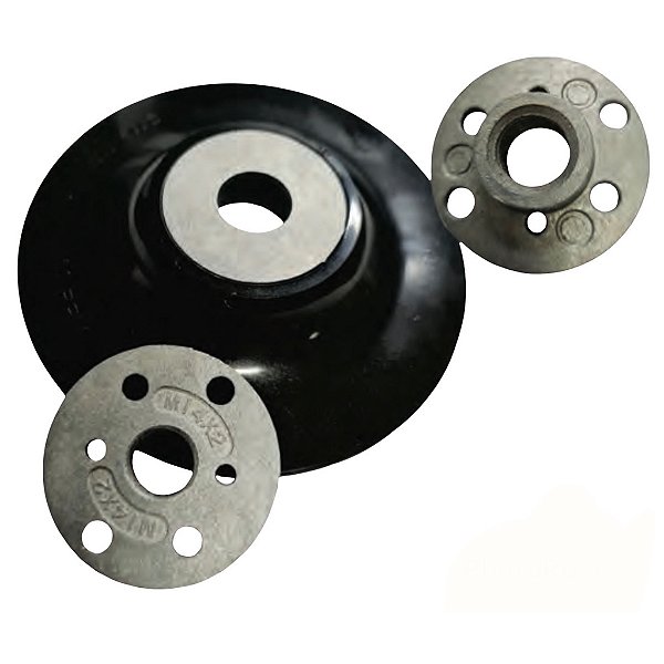 Suporte Disco Lixa 180mm Com Frange Rosca M14x2 Plus Lotus