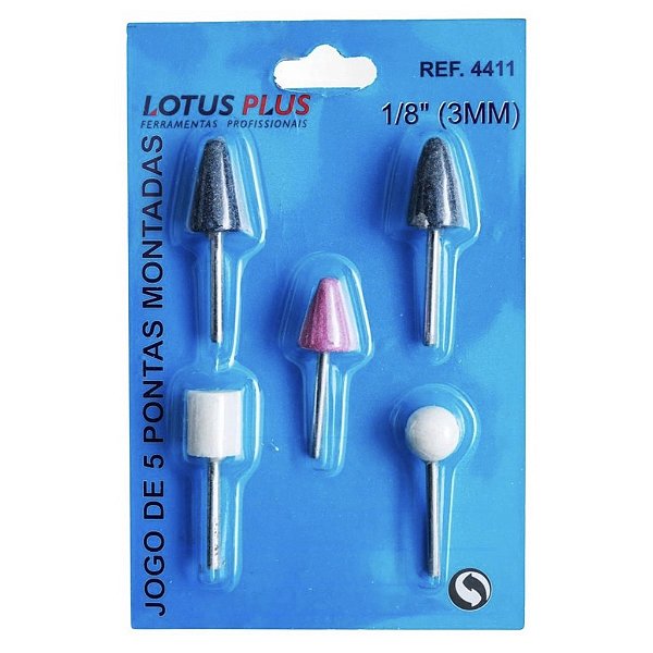Jogo Com 5 Pontas Montadas Haste De 1/4