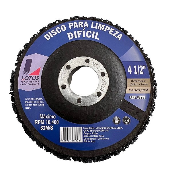 Disco Flap Polidor Removedor Ferrugem Tinta Esmerilhadeira