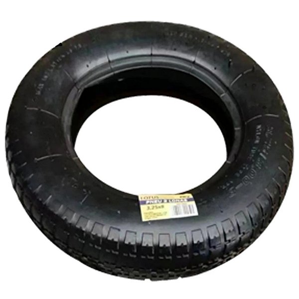 Pneu 2 lonas Para Carinho de Mão 3,25/8 Lotus