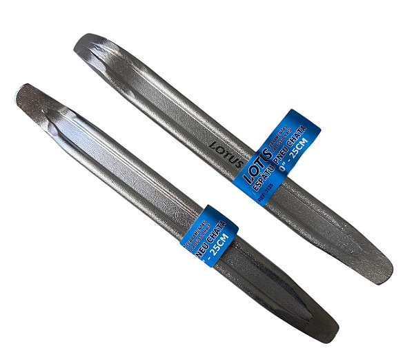 Kit 2 Espátula Chata p/ desmontar montar Pneu de Moto Aço