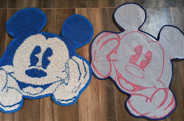 Talagarça desenhada molde mickey