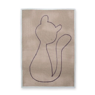 Gato sombra talagarça desenhada 50/70