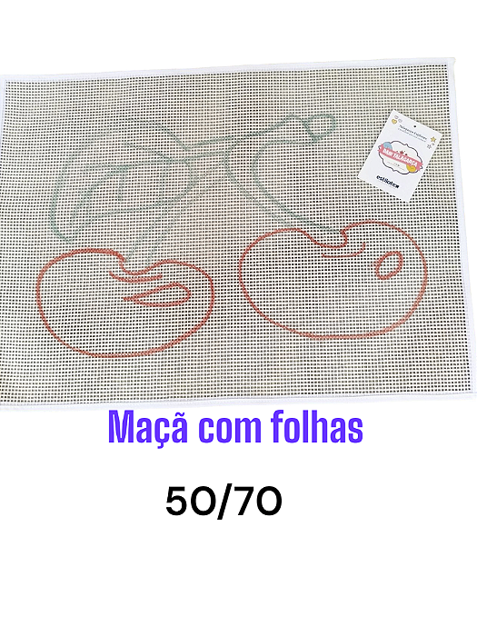 Maçã com folhas 50/70