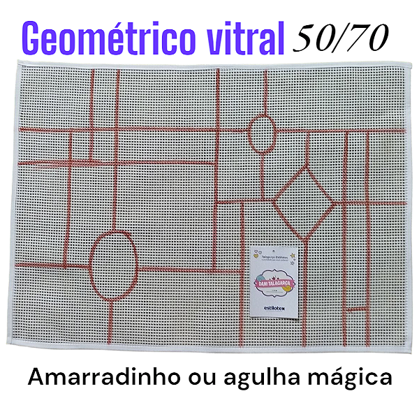 Geométrico vitral 50/70