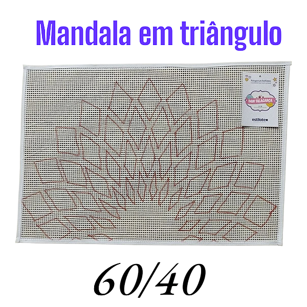 Mandala em triângulo 60/40