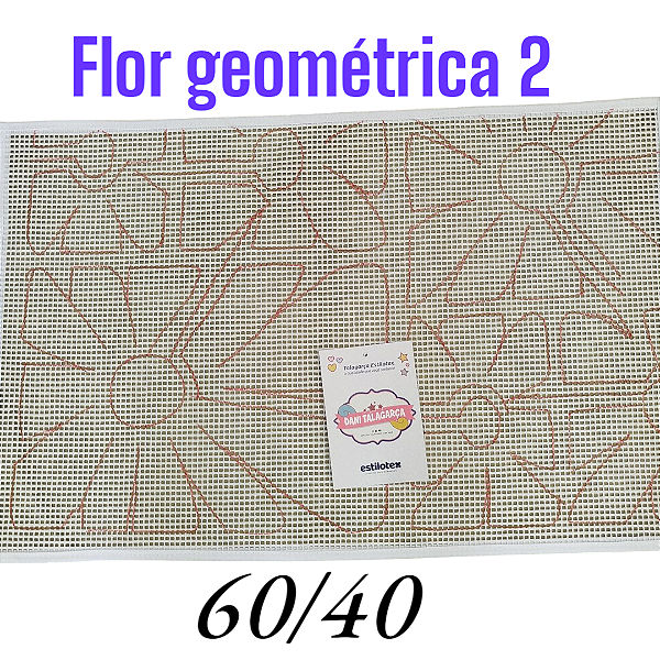 Flor geométrica 2 medida de 60/40