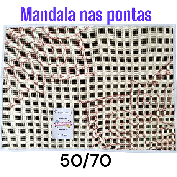 Mandala nas pontas 50/70