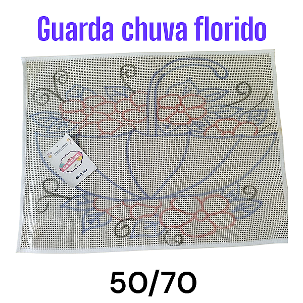 Guarda chuva florido 50/70