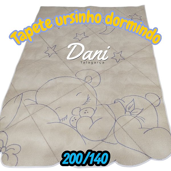 TALAGARÇA DESENHADA URSINHO DORMINDO 140/200