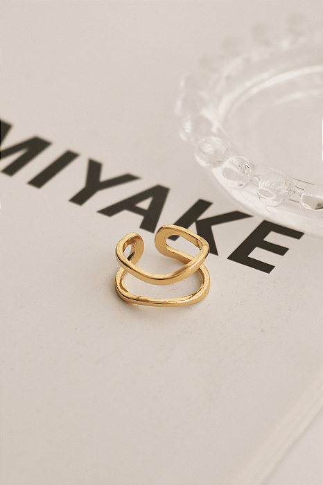 Anel Regulável Mary dourado