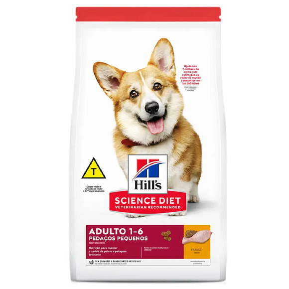 Hills Adulto Pedaços Pequenos 2,4kg
