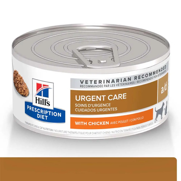 Ração Úmida Hills Prescription Diet A/D Cães e Gatos em Condições Críticas 156 g