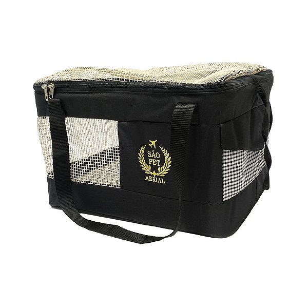 Bolsa Aerial Pet Latam Preta 36x33x23