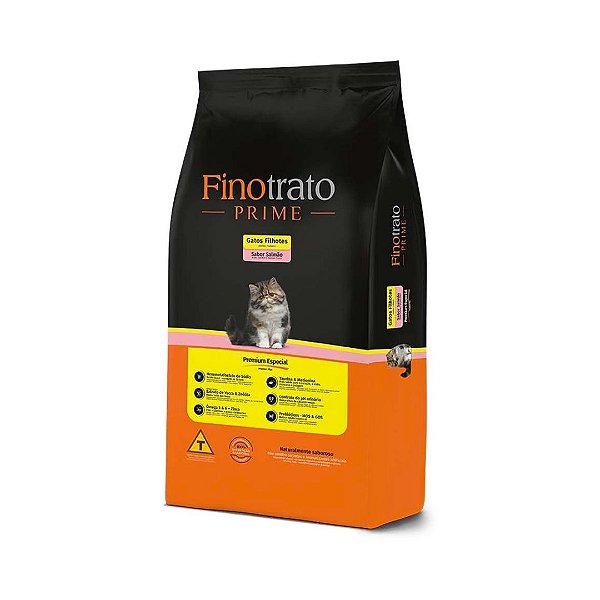 Finotrato Prime Gato Filhote Salmão 1Kg