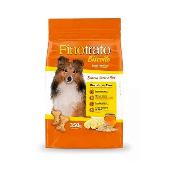 Biscoito Finotrato Banana, Aveia e Mel 350G