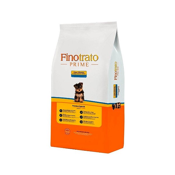 Finotrato Prime Filhote Raças Mini e Médias 3Kg