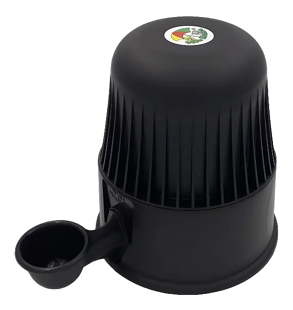 Bebedouro Vida Mansa Polipropileno Cães Gatos 2 L- PRETO
