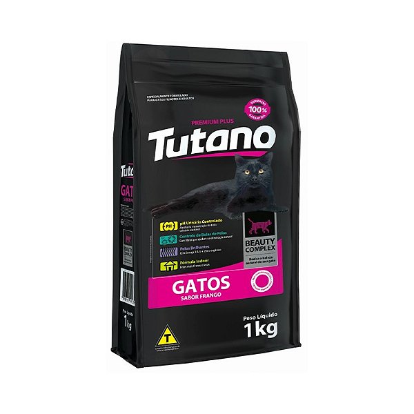 Ração Tutano Gatos Adultos Frango 1Kg