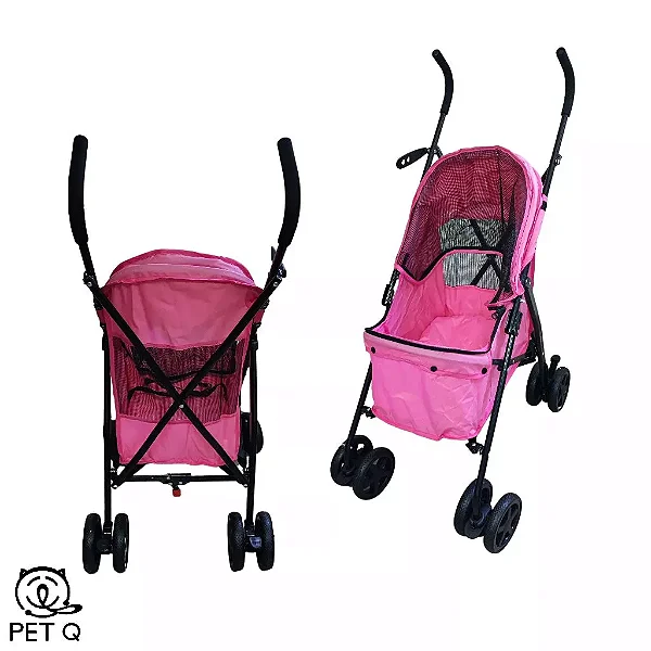 Carrinho De Passeio Print Rosa Bom Amigo