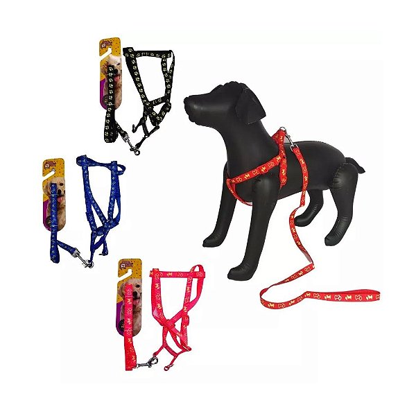 Dog Guia Peitoral Shine M
