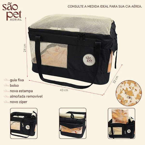 Bolsa Aerial Pet GOL- Preta