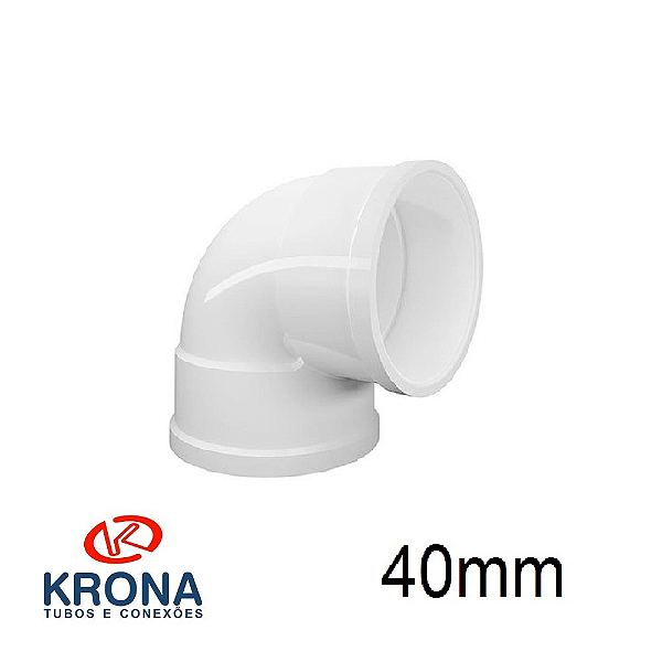 JOELHO ESGOTO 40MM DE 90° KRONA