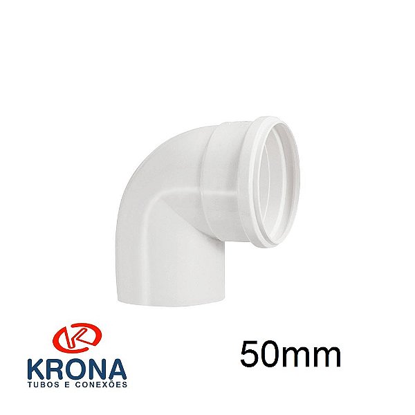 JOELHO ESGOTO 50MM DE 90° KRONA