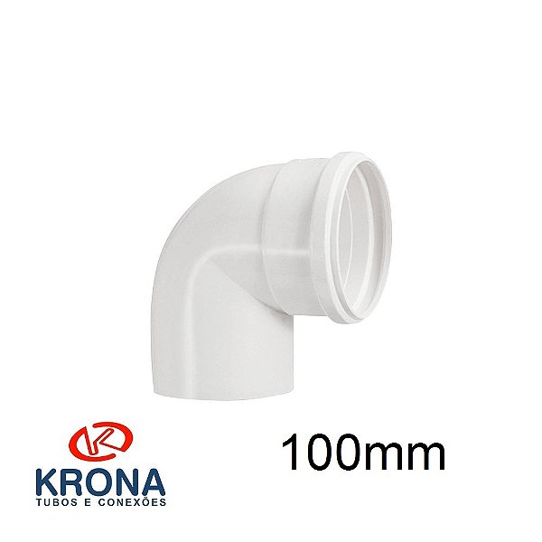 JOELHO ESGOTO 100MM DE 90° KRONA