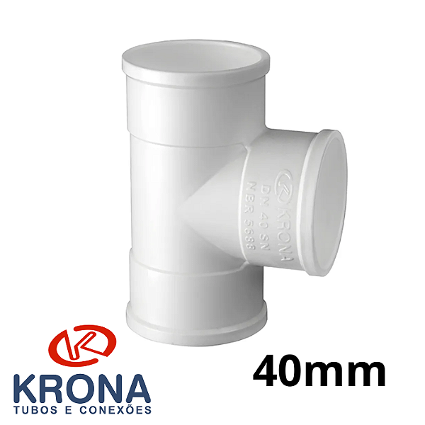 TE ESGOTO 40X40MM - KRONA