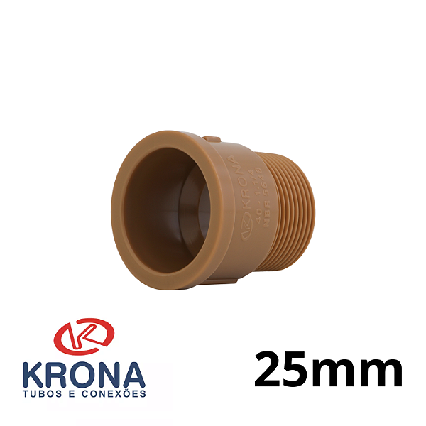 ADAPTADOR SOLDÁVEL CURTO 25MMX3/4" - KRONA