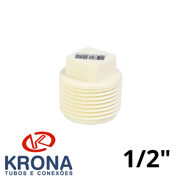 PLUG ROSCÁVEL TAMPÃO DE 1/2 - KRONA