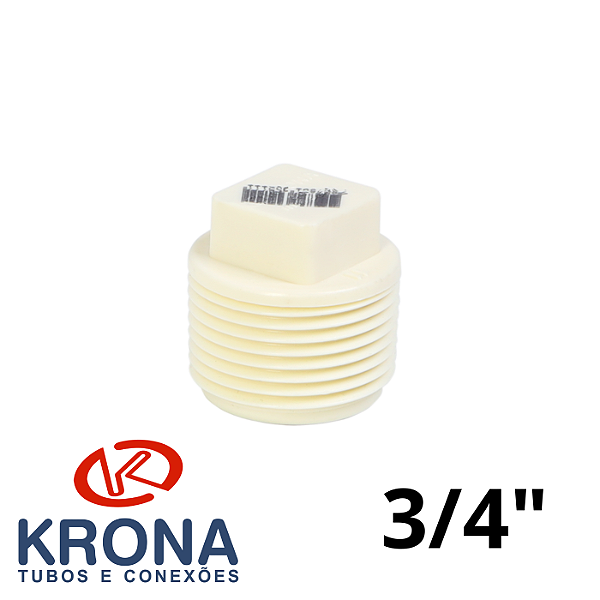 PLUG ROSCÁVEL TAMPÃO DE 3/4 - KRONA