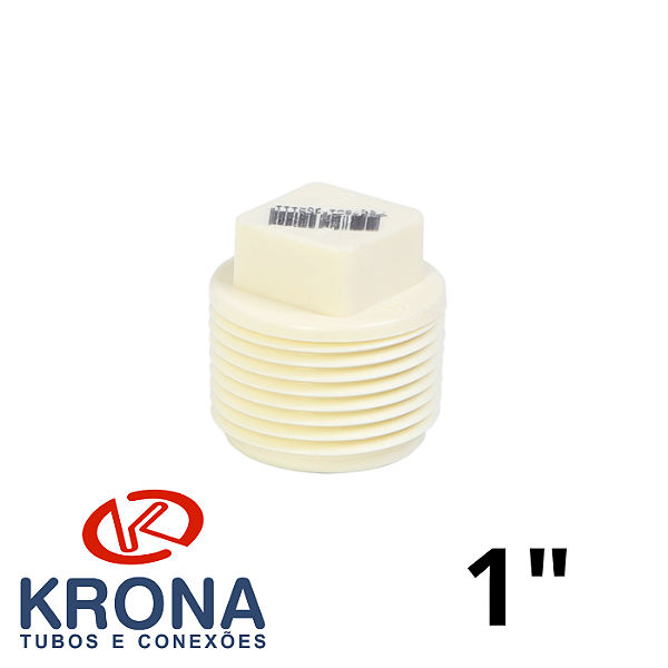 PLUG ROSCÁVEL TAMPÃO DE 1" - KRONA