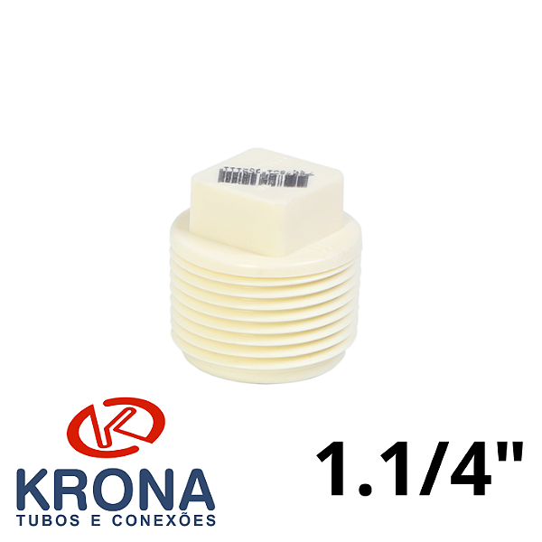PLUG ROSCÁVEL TAMPÃO DE 1 1/4" - KRONA
