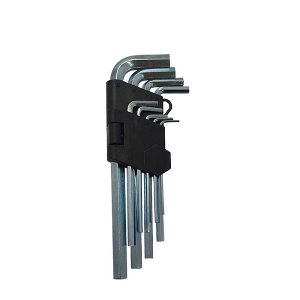 CHAVE ALLEN HEXAGONAL MÉDIA COM 9 PEÇAS - FBG TOOLS