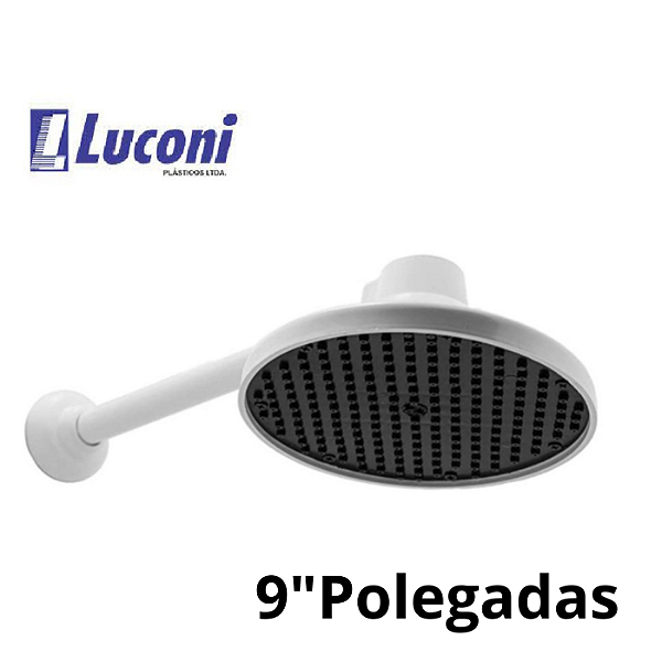 DUCHA CHUVEIRÃO PARA PISCINA JARDIM E QUINTAL 9" POLEGADAS - LUCONI