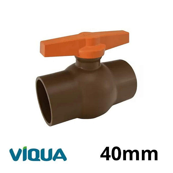 REGISTRO ESFERA SOLDÁVEL 40MM PVC - VIQUA