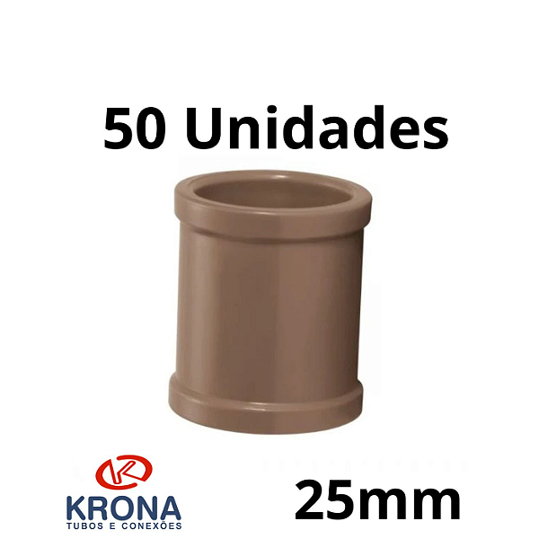 KIT 50 LUVAS SOLDÁVEIS DE 25MM - KRONA