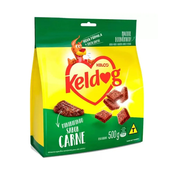 Petisco Mini Bifinho Keldog Carne 500 g
